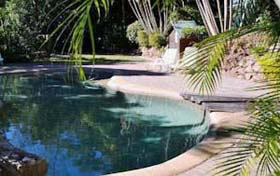 Salt Water Swimming Pool at Montville Mountain Inn